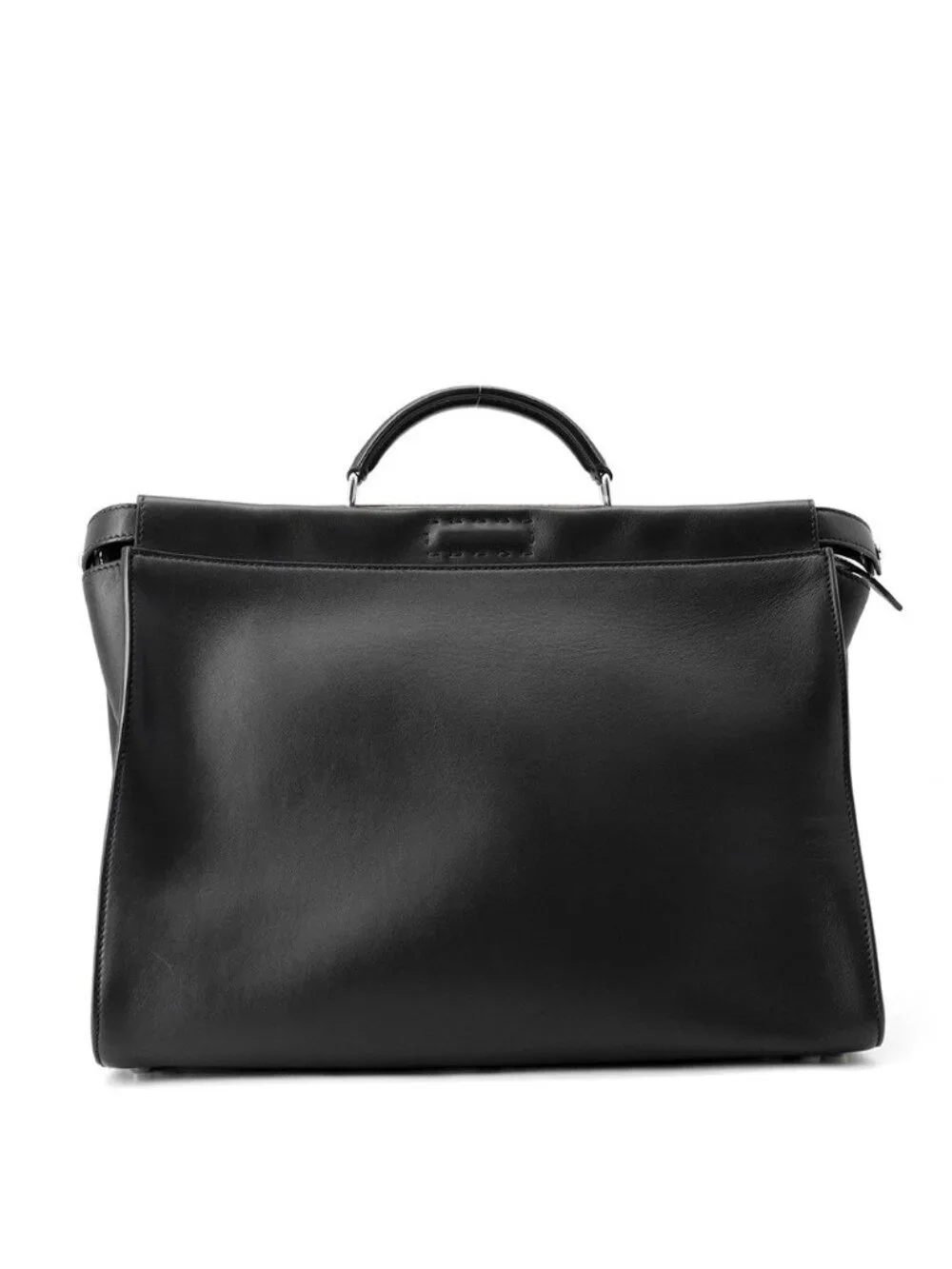 Fendi Handbag Selleria Peekaboo Business Bag Black